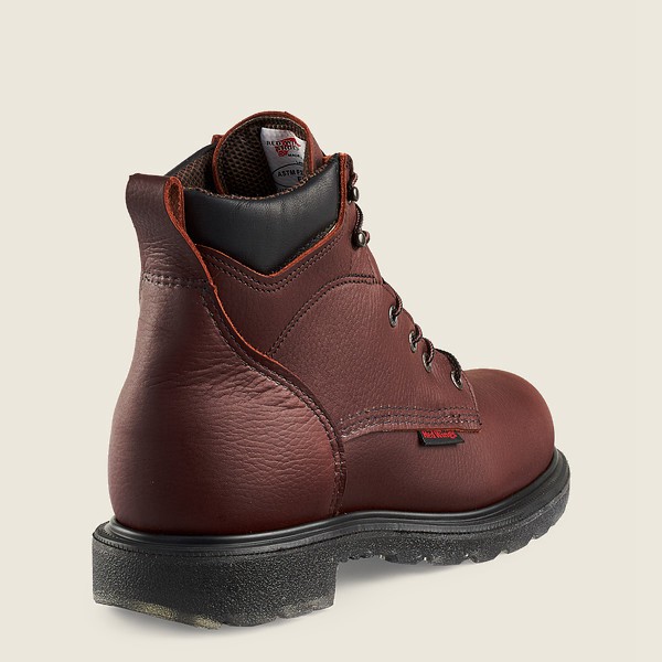 Bottes de Travail Red Wing - Supersole® 2.0 - 6-Inch Waterproof Soft Toe - Bordeaux - Homme 430ALDVK